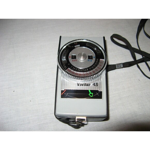 Vivitar 43 Vintage Analog Handheld Light Meter for SLR DSLR Film Digital Camera - Picture 2 of 5
